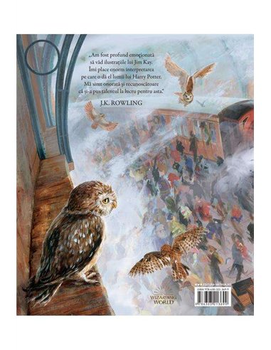 Harry Potter si piatra filozofala - editie ilustrata, text integral - J.K. Rowling | Editura Arthur
