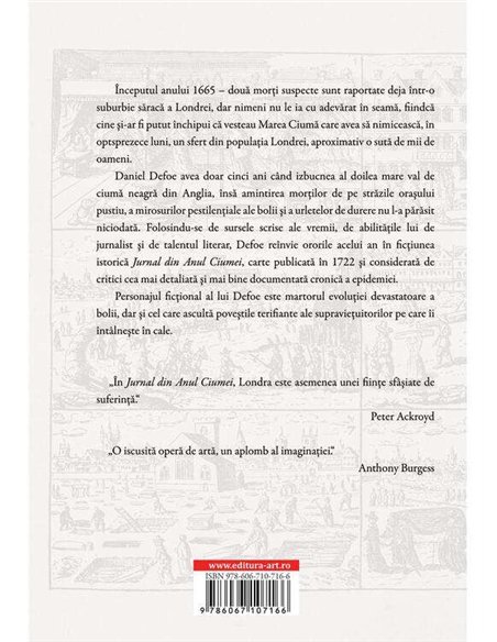 Jurnal din anul ciumei   - Daniel Defoe | Art