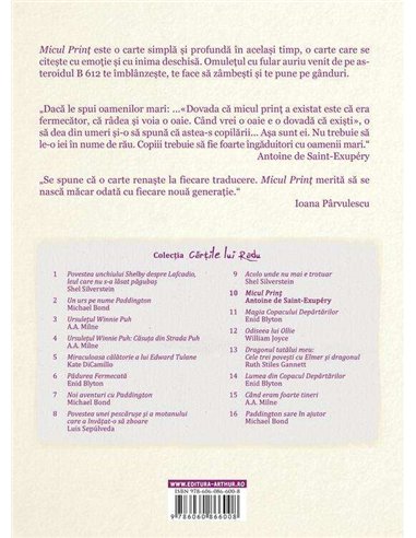 Micul print  - Antoine De Saint-Exupéry | Arthur