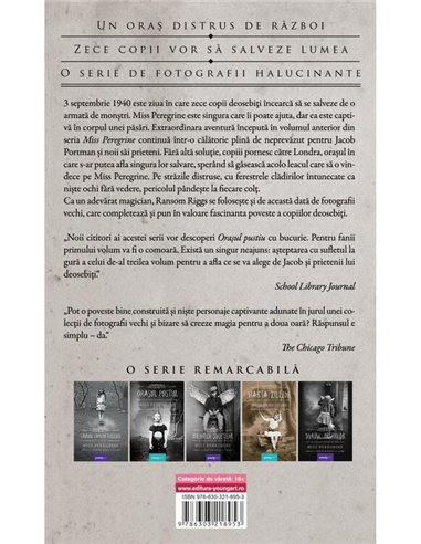 Miss Peregrine 2. Orasul pustiu - Ransom Riggs | Young Art [necartonata]