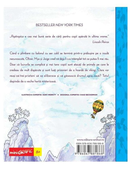 Poptropica 1. Misterul hartii - Krpata Mitch | Editura Grafic