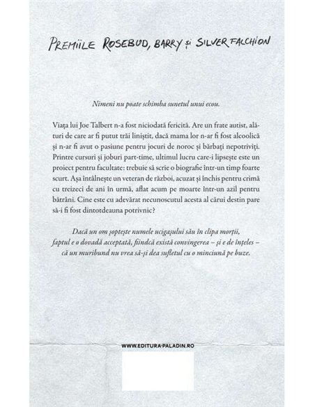 Ultima zapada - Allen Eskens | Editura Paladin