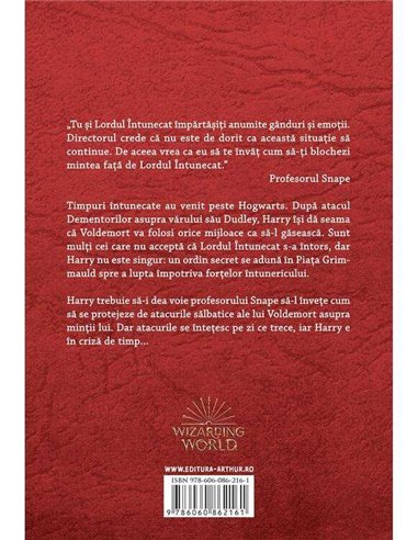 Harry Potter si Ordinul Phoenix .Vol. 5 - J.K. Rowling | Arthur [cartonata]