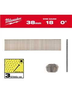 Cuie T, 18G, cap subtire cu finisaj - Milwaukee - cod 4932498746
