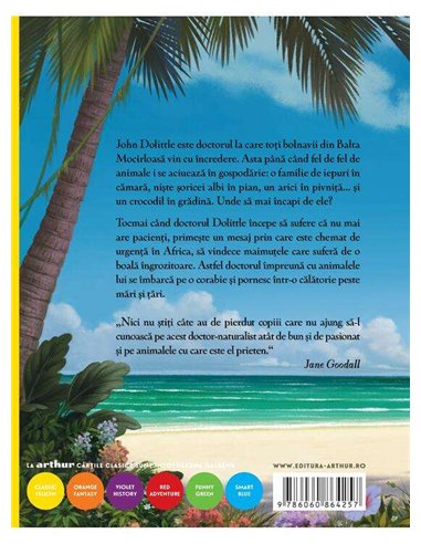 Povestea doctorului Dolittle - Hugh Lofting | Editura Arthur