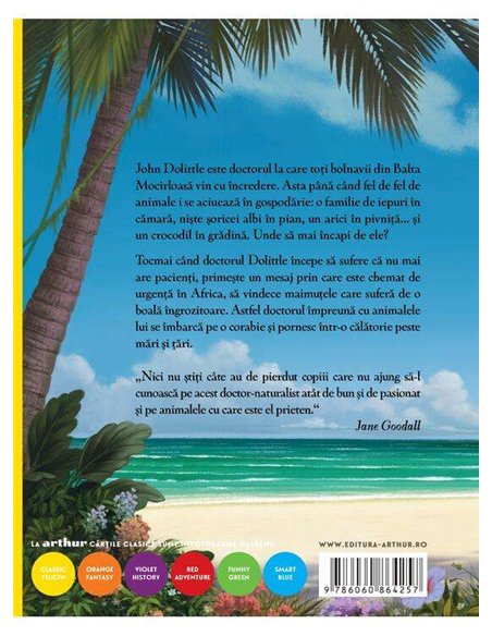 Povestea doctorului Dolittle - Hugh Lofting | Editura Arthur