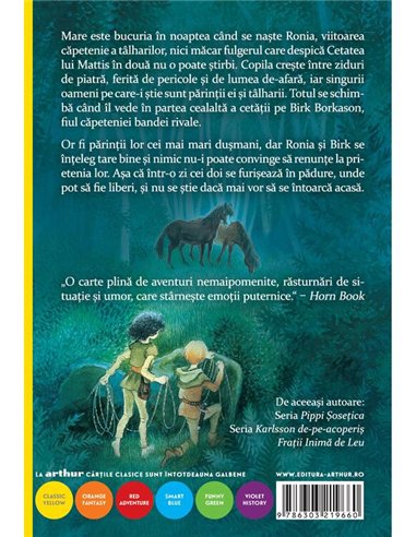 Ronia, fata de talhar - Astrid Lindgren | Arthur [necartonata]