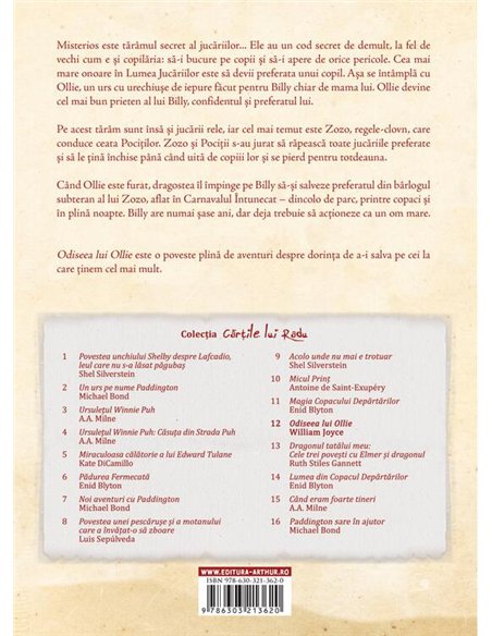 Odiseea lui Ollie - William Joyce | Arthur [cartonata]