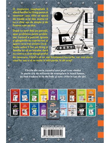 Jurnalul unui pusti 14: Marea demolare - Jeff Kinney | Arthur [cartonata]