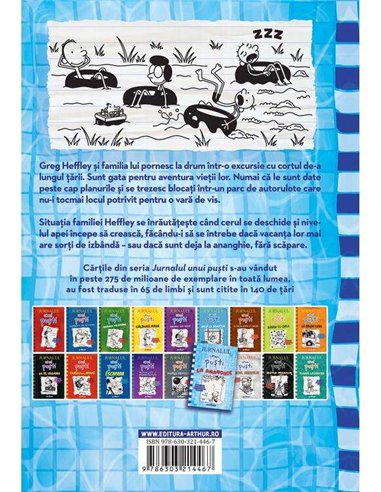 Jurnalul unui pusti 15: La ananghie - Jeff Kinney | Editura Arthur [cartonata]