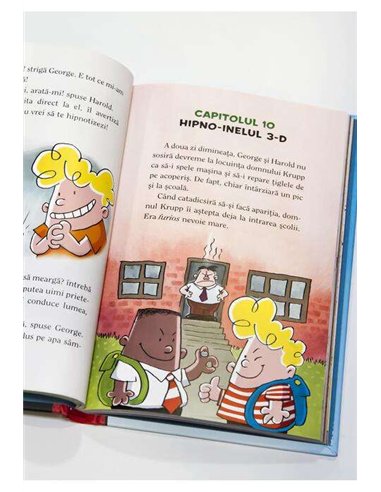 Capitanul Chilot Vol 1. Aventurile Căpitanului Chilot - Dav Pilkey | Editura Arthur