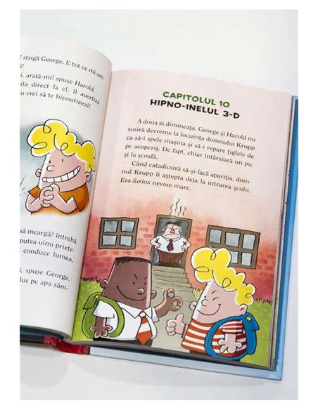 Capitanul Chilot Vol 1. Aventurile Căpitanului Chilot - Dav Pilkey | Editura Arthur