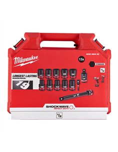 Set chei tubulare 1/2 inch SHOCKWAVE IMPACT DUTY - Milwaukee - 1/2 inch impact socket set STD-1 3 buc - cod 4932480456 2