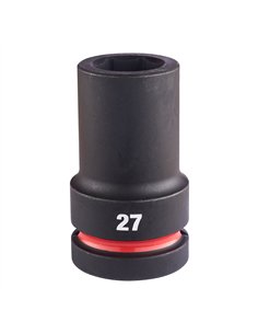 Chei tubulare de impact SHOCKWAVE IMPACT DUTY - Milwaukee - 27 mm 1 inch impact socket deep - 1 buc - cod 4932480424