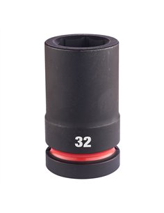 Chei tubulare de impact SHOCKWAVE IMPACT DUTY - Milwaukee - 32 mm 1 inch impact socket deep - 1 buc - cod 4932480426