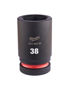 Chei tubulare de impact SHOCKWAVE IMPACT DUTY - Milwaukee - 38 mm 1 inch impact socket deep - 1 buc - cod 4932480430 2