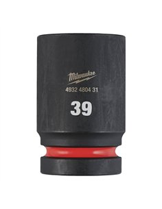 Chei tubulare de impact SHOCKWAVE IMPACT DUTY - Milwaukee - 39 mm 1 inch impact socket deep - 1 buc - cod 4932480431