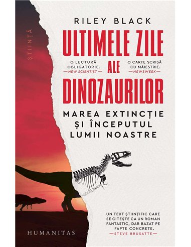 Ultimele zile ale dinozaurilor - Riley Black | Humanitas