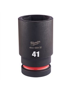 Chei tubulare de impact SHOCKWAVE IMPACT DUTY - Milwaukee - 41 mm 1 inch impact socket deep - 1 buc - cod 4932480432