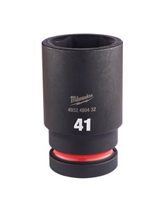 Chei tubulare de impact SHOCKWAVE IMPACT DUTY - Milwaukee - 41 mm 1 inch impact socket deep - 1 buc - cod 4932480432 2