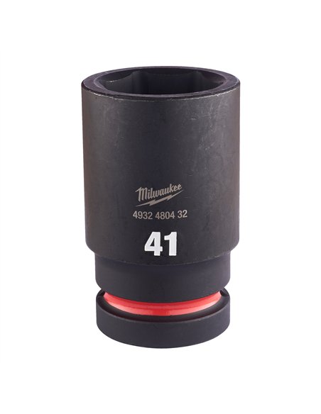 Chei tubulare de impact SHOCKWAVE IMPACT DUTY - Milwaukee - 41 mm 1 inch impact socket deep - 1 buc - cod 4932480432