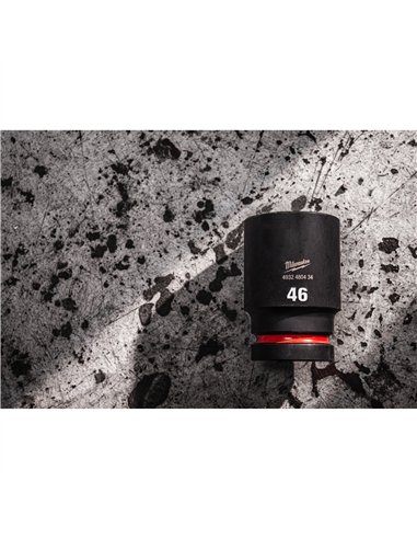 Chei tubulare de impact SHOCKWAVE IMPACT DUTY - Milwaukee - 46 mm 1 inch impact socket deep - 1 buc - cod 4932480434