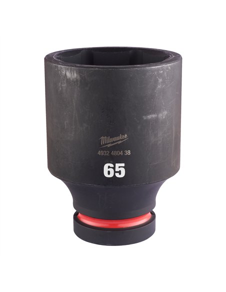 Chei tubulare de impact SHOCKWAVE IMPACT DUTY - Milwaukee - 65 mm 1 inch impact socket deep - 1 buc - cod 4932480438