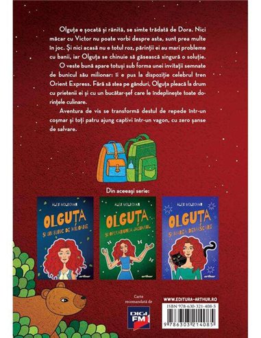 Olguta si Aventura din Orient Express - Alex Moldovan | Editura Arthur