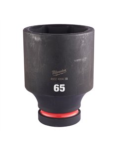 Chei tubulare de impact SHOCKWAVE IMPACT DUTY - Milwaukee - 65 mm 1 inch impact socket deep - 1 buc - cod 4932480438 2