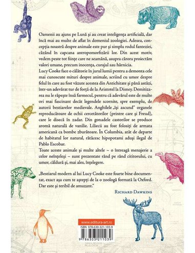 Adevăruri nebănuite despre animale: O menajerie a celor neînțeleși - Lucy Cooke | Editura Art [Cartile Sapiens]