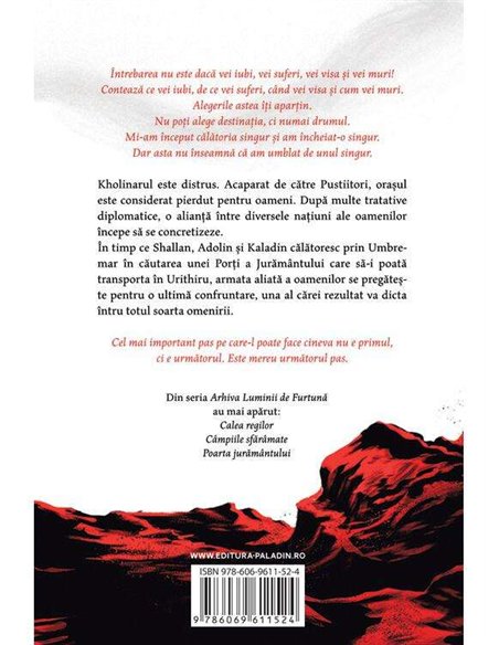 Arhiva luminii de furtună 6. Aducătoarea jurământului (partea a II-a)  - Brandon Sanderson | Paladin