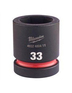 Chei tubulare de impact SHOCKWAVE IMPACT DUTY - Milwaukee - 33 mm 1 inch impact socket STD - 1 buc - cod 4932480411
