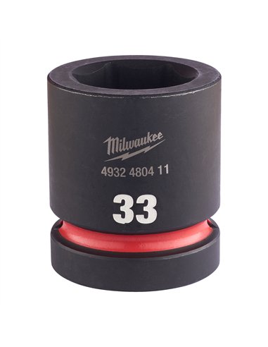 Chei tubulare de impact SHOCKWAVE IMPACT DUTY - Milwaukee - 33 mm 1 inch impact socket STD - 1 buc - cod 4932480411
