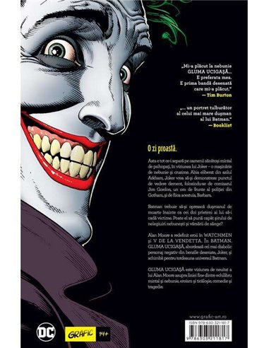 Batman. Gluma ucigasa - Alan Moore | Editura Grafic [cartonata]