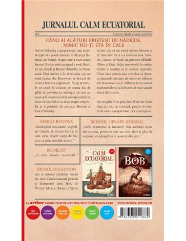 Calm ecuatorial vol 2. Blestemul Casei Helmsley - Nicholas Gannon | Arthur [cartonat]