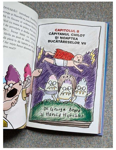 Capitanul Chilot vol 3.  Capitanul Chilot si invazia bucatareselor incredibil...  - Dav Pilkey | mini Grafic [color, cartonat]