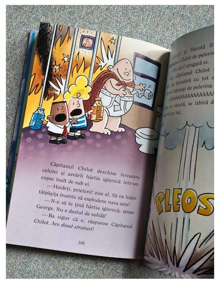 Capitanul Chilot vol 3.  Capitanul Chilot si invazia bucatareselor incredibil...  - Dav Pilkey | mini Grafic [color, cartonat]