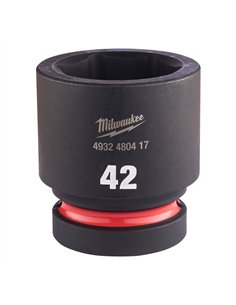 Chei tubulare de impact SHOCKWAVE IMPACT DUTY - Milwaukee - 42 mm 1 inch impact socket STD - 1 buc - cod 4932480417