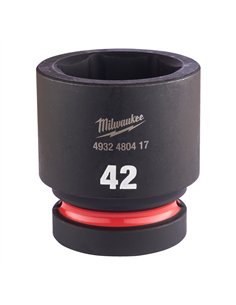 Chei tubulare de impact SHOCKWAVE IMPACT DUTY - Milwaukee - 42 mm 1 inch impact socket STD - 1 buc - cod 4932480417 2