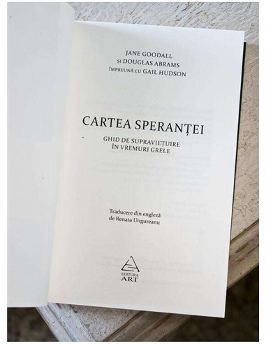 Cartea speranței - Jane Goodall, Douglas Abrams, Gail Hudson | Art (Sapiens)
