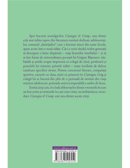 Csmigiu & Comp. - Grigore Băjenaru | Editura Art - Indigo