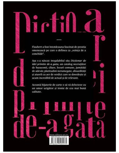 Dicționar de idei primite de-a gata - Gustave Flaubert | Art