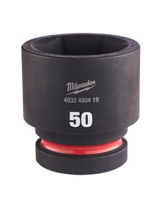 Chei tubulare de impact SHOCKWAVE IMPACT DUTY - Milwaukee - 50 mm 1 inch impact socket STD - 1 buc - cod 4932480419