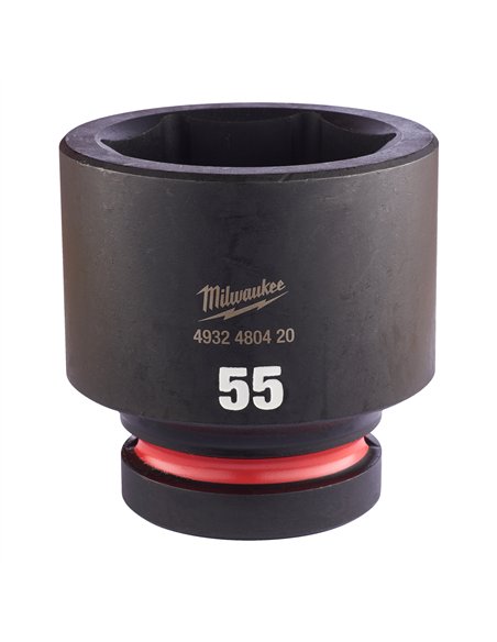 Chei tubulare de impact SHOCKWAVE IMPACT DUTY - Milwaukee - 55 mm 1 inch impact socket STD - 1 buc - cod 4932480420
