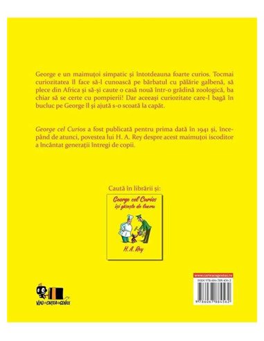 George cel curios - H.A. Rey   | Vlad si cartea cu Genius [cartonat]