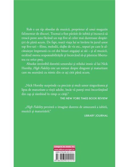 High Fidelity - Nick Hornby | Art  [necartonat]  