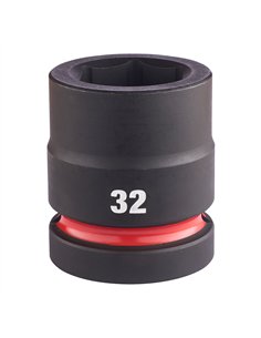 Chei tubulare de impact SHOCKWAVE IMPACT DUTY - Milwaukee - 32 mm 1 inch impact socket STD - 1 buc - cod 4932480410