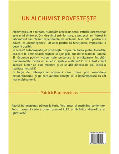 Un alchimist povestește. Autobiografia unui alchimist - Patrick Burensteinas | Solisis
