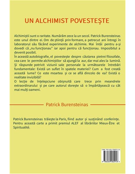Un alchimist povestește. Autobiografia unui alchimist - Patrick Burensteinas | Solisis