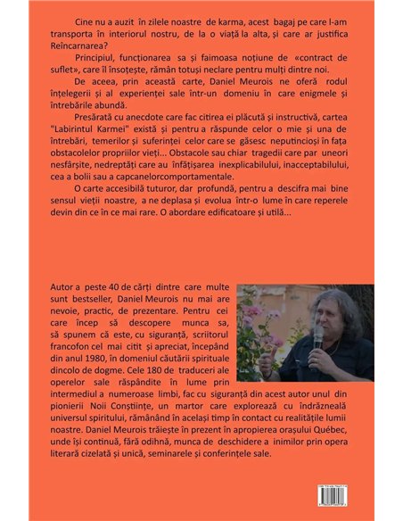 Labirintul Karmei. Să ne descifrăm și să ne înțelegem contractul sufletului - Daniel Meurois | Solisis